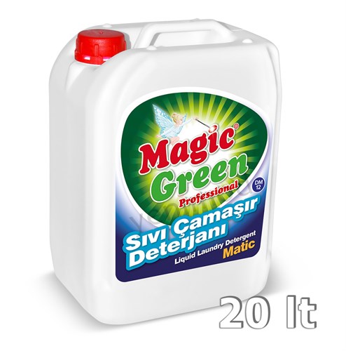 Magic Green Professional Sıvı Çamaşır Deterjanı Matik 20 lt