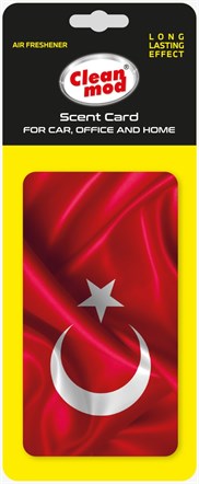 Cleanmod Scent Card Koku Kartı Ortam ve Oto Kokusu Türk Bayrağı