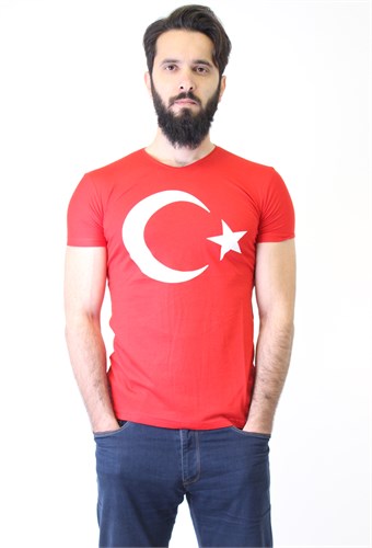 Türk Bayrağı Erkek T-shirt